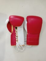 Trendy Top PU Leather Boxing Gloves Lace Up Gloves Fight Punch Bag Muay Thai Taekwondo Grappling MMA Gloves - Image 2