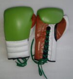 Trendy Top PU Leather Boxing Gloves Lace Up Gloves Fight Punch Bag Muay Thai Taekwondo Grappling MMA Gloves