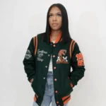 Custom Embroidery Chenille Patches Varsity Bomber Letterman College Plus Size baseball varsity Jackets - Image 4