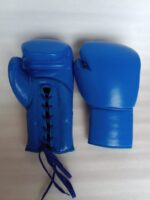Trendy Top PU Leather Boxing Gloves Lace Up Gloves Fight Punch Bag Muay Thai Taekwondo Grappling MMA Gloves - Image 4